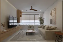 Phòng khách - Concept thiết kế căn hộ Sunrise City - Phong cách Minimalist 