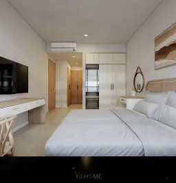 Phòng ngủ - Concept thiết kế căn hộ Sunrise City - Phong cách Minimalist 