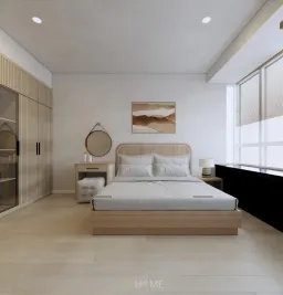 Phòng ngủ - Concept thiết kế căn hộ Sunrise City - Phong cách Minimalist 