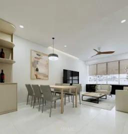 Phòng khách - Concept thiết kế căn hộ Sunrise City - Phong cách Minimalist 