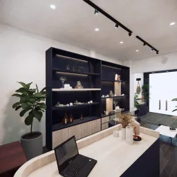 Concept thiết kế Shop trầm hương Tên Lửa - Phong cách Minimalist