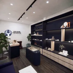 Concept thiết kế Shop trầm hương Tên Lửa - Phong cách Minimalist