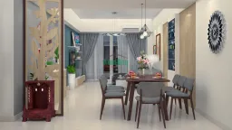 Phòng ăn - Concept thiết kế căn hộ chung cư Nhà Bè - Phong cách Modern 