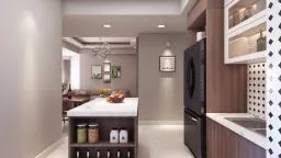 Phòng bếp, Phòng ăn - Concept Căn hộ Masteri Thảo Điền - Phong cách Modern 