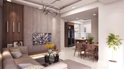Phòng khách - Concept Căn hộ Masteri Thảo Điền - Phong cách Modern 
