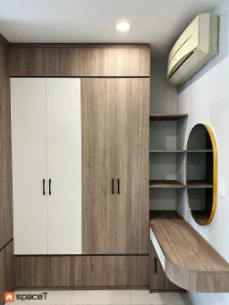 Phòng ngủ - Căn hộ studio Nguyễn Xí Bình Thạnh - Phong cách Modern 