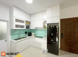 Phòng bếp - Hoàn thiện Bếp căn hộ Khang Gia - Phong cách Minimalist 