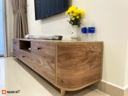 Phòng khách - Căn hộ Vinhomes Origami - Phong cách Modern 