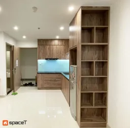 Phòng bếp - Căn hộ Vinhomes Origami - Phong cách Modern 