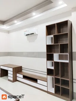 Phòng ngủ - Hoàn thiện Phòng ngủ Nhà phố Biên Hòa - Phong cách Modern 