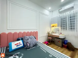 Phòng ngủ - Hoàn thiện Phòng ngủ Nhà phố Quận 11 - Phong cách Neo Classic 