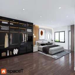 Phòng ngủ - Concept nội thất Nhà phố Quận 4 - Phong cách Modern 