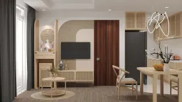 Concept nội thất Căn hộ Samsora Riverside - Phong cách Japandi