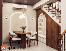 Phòng ăn - Concept nội thất Nhà phố Hồ Văn Huê - Phong cách Minimalist 