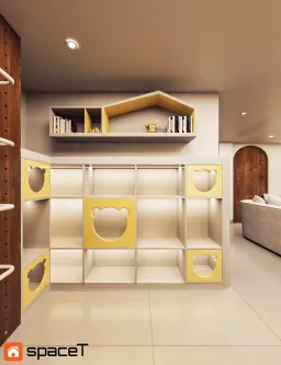Phòng làm việc - Concept nội thất Nhà phố Hồ Văn Huê - Phong cách Minimalist 