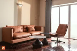 Phòng khách - Căn hộ Hùng Vương Plaza Quận 5 - Phong cách Modern 