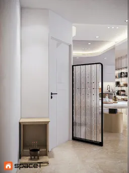 Phòng thờ - Concept nội thất Căn hộ Sunrise City View - Phong cách Minimalist 