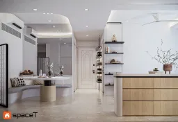 Phòng ăn - Concept nội thất Căn hộ Sunrise City View - Phong cách Minimalist 