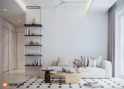 Phòng khách - Concept nội thất Căn hộ Sunrise City View - Phong cách Minimalist 