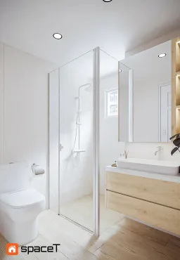 Phòng tắm - Concept nội thất Căn hộ Sunrise City View - Phong cách Minimalist 