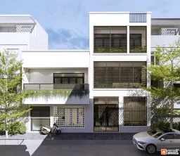 Mặt tiền - Concept nội thất Nhà phố Sư Vạn Hạnh Quận 10 - Phong cách Minimalist 