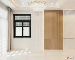 Phòng khách - Concept nội thất Nhà phố Sư Vạn Hạnh Quận 10 - Phong cách Minimalist 