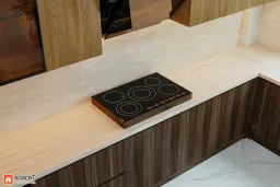 Phòng bếp - Concept nội thất Nhà phố 150m2 Quận Bình Thạnh - Phong cách Minimalist 