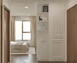Phòng ngủ - Concept nội thất Căn hộ II Sora Bình Dương - Phong cách Neo Classic 
