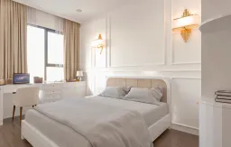 Phòng ngủ - Concept nội thất Căn hộ II Sora Bình Dương - Phong cách Neo Classic 