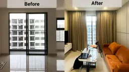 Phòng khách - Ở một mình, tôi chọn làm nhà thông minh - hiện đại  