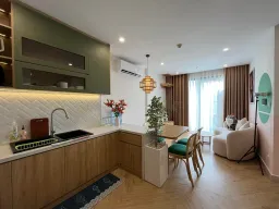 Phòng khách, Phòng bếp - Có nhà tuổi 26: góc nhỏ bình yên của mình 