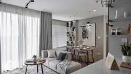 Phòng khách - Chồng tôi bí mật tặng vợ tổ ấm hiện đại - sang trọng  