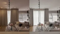 Phòng khách - Chồng tôi bí mật tặng vợ tổ ấm hiện đại - sang trọng  
