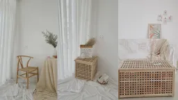 Phòng khách - Tự tay cải tạo nhà phố cũ nát với phong cách Bắc Âu kết hợp Bohemian  