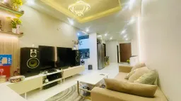 Phòng khách - Căn hộ phong cách hiện đại dành cho gia đình 4 người 