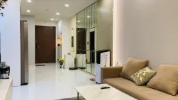 Phòng khách - Căn hộ phong cách hiện đại dành cho gia đình 4 người 