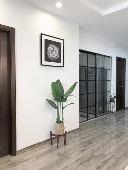 Phòng khách, Lối vào, Hành lang - Một căn nhà phong cách nhẹ nhàng, tràn ngập ánh sáng 
