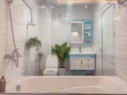 Phòng tắm - Ngôi nhà của một tín đồ mê du lịch 