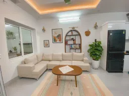 Phòng khách - Ngôi nhà của một tín đồ mê du lịch 