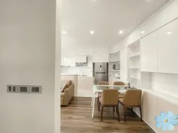 Phòng khách - Cải tạo căn hộ cũ 30m2 thành tổ ấm tiện nghi, xinh xắn kiểu Hàn Quốc 
