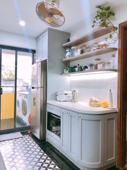 Phòng bếp - Ý tưởng cải tạo nhà phong cách Indochine kết hợp Modern 