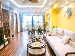Phòng khách - Ý tưởng cải tạo nhà phong cách Indochine kết hợp Modern 
