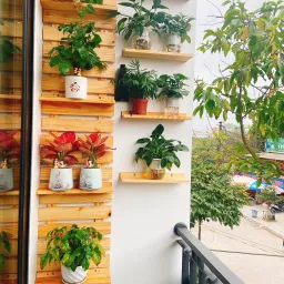 Lô gia - Nhà phố diện tích nhỏ được mở rộng không gian với phong cách Modern  