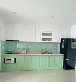Phòng bếp - Ấm cúng và thư giãn trong tổ ấm màu xanh mint 