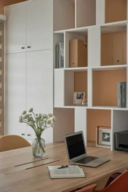 Phòng làm việc - Tự trang trí căn hộ phong cách Japandi và Scanvadian 