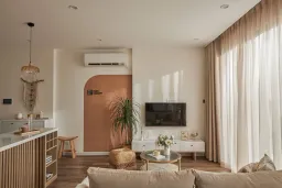 Phòng khách - Tự trang trí căn hộ phong cách Japandi và Scanvadian 