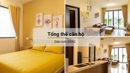 Thư thái tuyệt đối trong căn hộ màu vàng 82m2 ven sông Sài Gòn