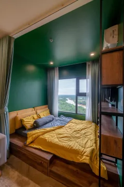 Phòng ngủ - Căn hộ studio chỉ 28m2 bố trí không gian thông minh, tiện nghi 