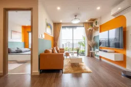 Phòng khách - Căn hộ phong cách Color Block trẻ trung của chàng 8x dân tộc Sán Chay 