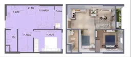 Tổ ấm “màu hồng” 43m2 của vợ chồng trẻ với thiết kế hiện đại, tiện nghi